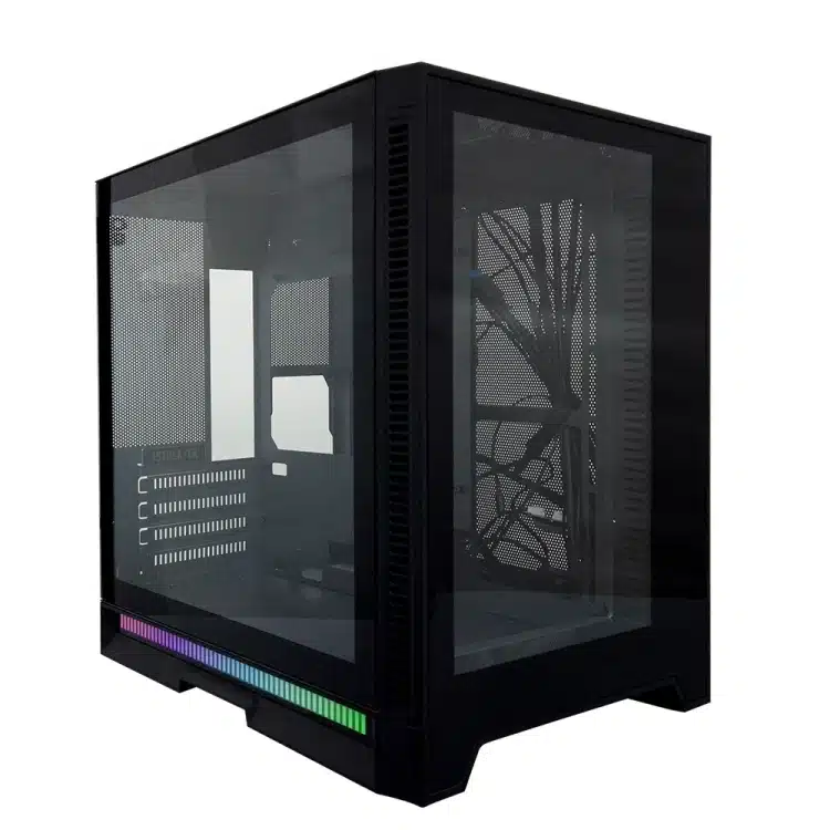 1st Player SP6-G Mini Case (Black) with 4x RGB Fans
