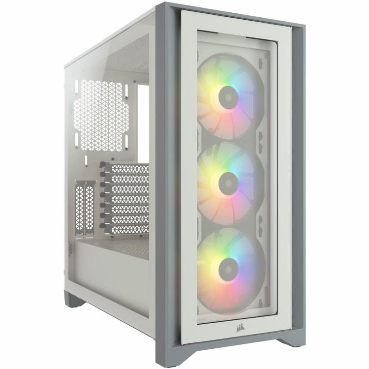 Corsair 4000X RGB ATX Case - White