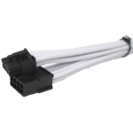 Sleeved Extension Cable 6+2pin PCIe (White)