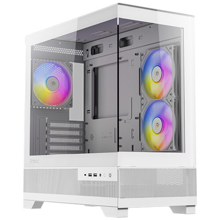 Antec CX500M ARGB mATX Case 3x120mm ARGB Fans (White)
