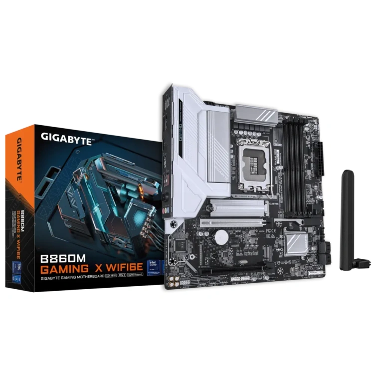 Gigabyte B860M Gaming X WiFi6E DDR5 mATX Motherboard (4 DIMM)