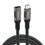 Simplecom USB-C Type-C 0.5m Male to Female Extension Cable (Fast charge/PD 100W)
