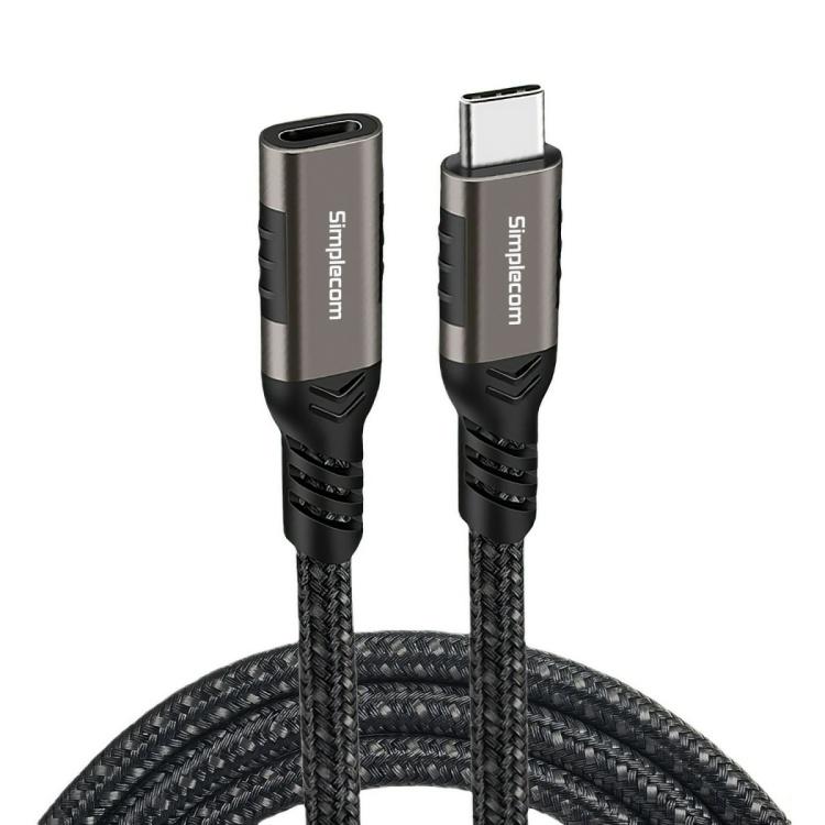 Simplecom USB-C Type-C 0.5m Male to Female Extension Cable (Fast charge/PD 100W)