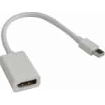 Mini DisplayPort (Male) to DisplayPort (Female) Adaptor