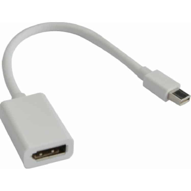 Mini DisplayPort (Male) to DisplayPort (Female) Adaptor