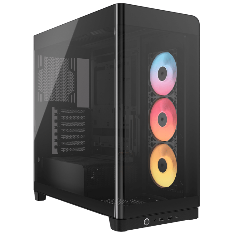 Corsair 4500X RGB RS ATX Case - Black (3xRS120-R Fans)