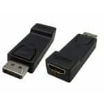 DisplayPort (Male) to HDMI (Female) Compact Adapter