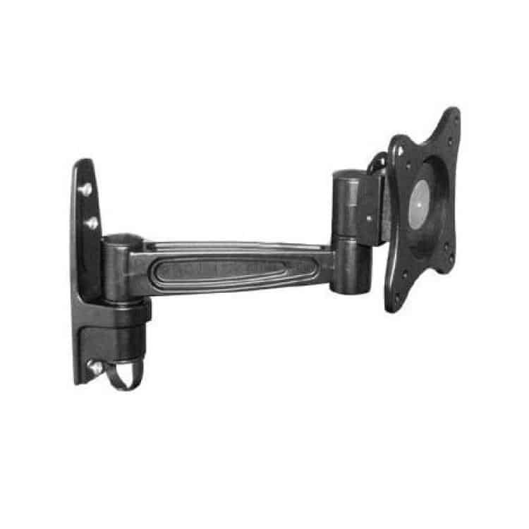 Brateck Single Screen Wall Mounted Monitor Bracket Tilt/Swivel (Fits 13-27") LCD-142