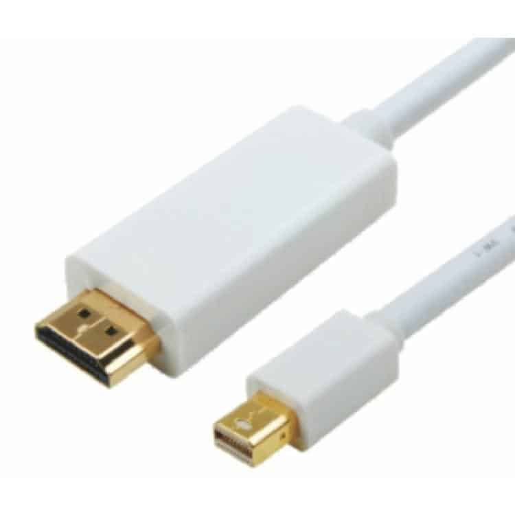 Mini DisplayPort (Male) to HDMI (Male) Cable (2.0m)