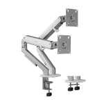 Humanmotion T6-2G Modern Dual Monitor Arm (Fits 17-32")