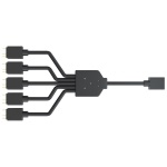 Cooler Master ARGB 1-to-5 Trident Splitter Cable (Black)