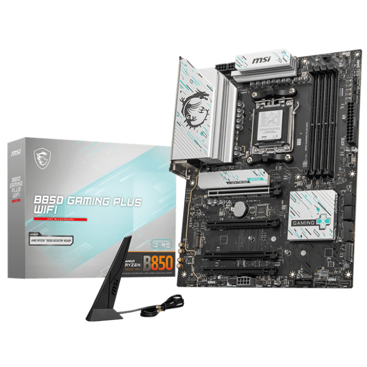 MSI B850 Gaming Plus WiFi DDR5 ATX Motherboard (4 DIMM)