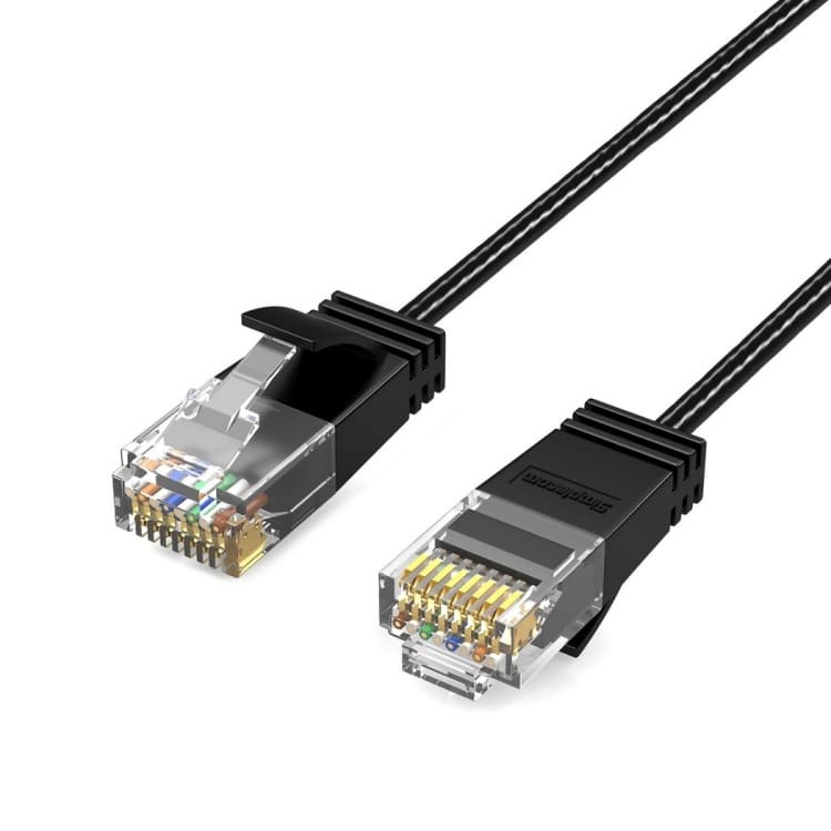 Cat6 Ethernet Cable - Ultra Slim (Black) - 3m