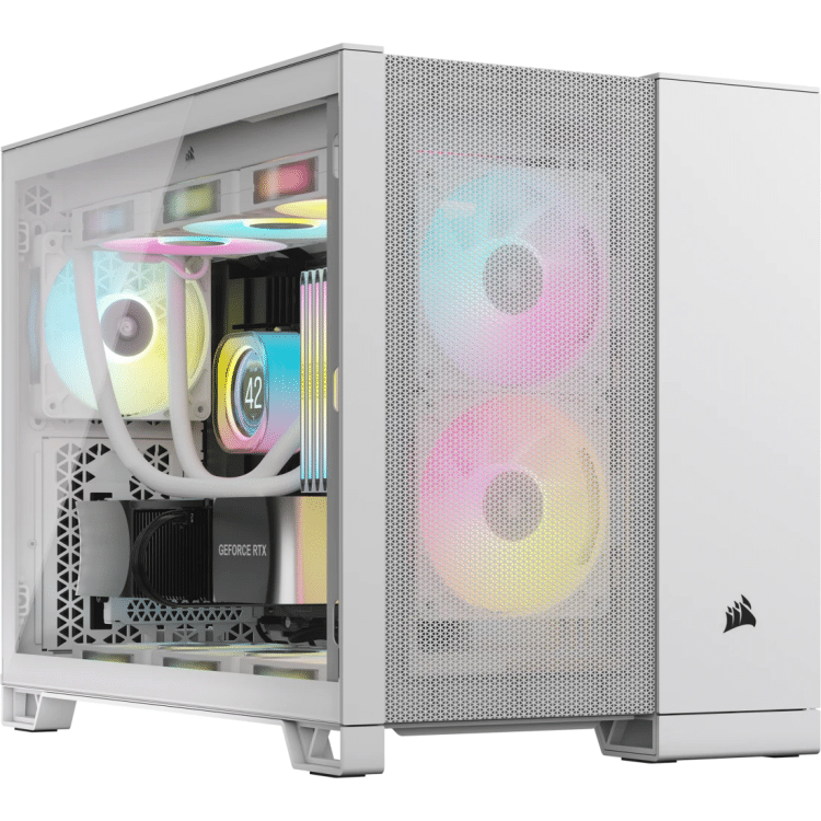 Corsair 2500D Airflow mATX Case - White