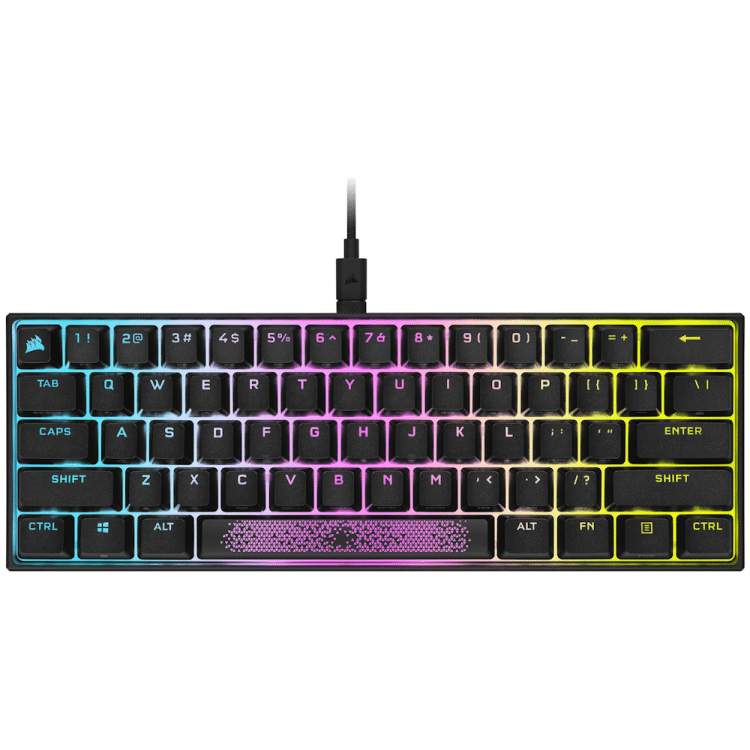 Corsair K65 RGB Mini 60% Mechanical Gaming Keyboard (MX Speed, Black)