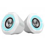 Edifier G1000 Gaming Speakers - Bluetooth/USB, RGB Effects (White)