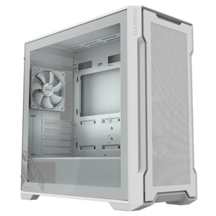 Gigabyte C102 Mid Tower ATX Case (White)
