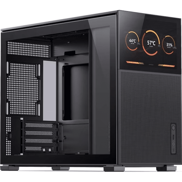 Jonsbo D31 Mesh mATX case with LCD (Black)