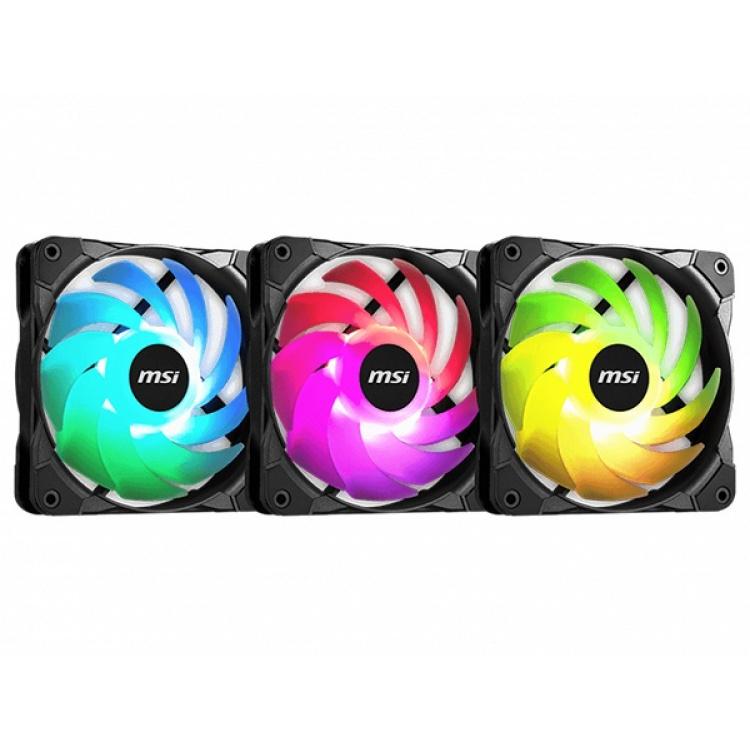 MSI MAX F12A 120mm ARGB Case Fan (3 pack)