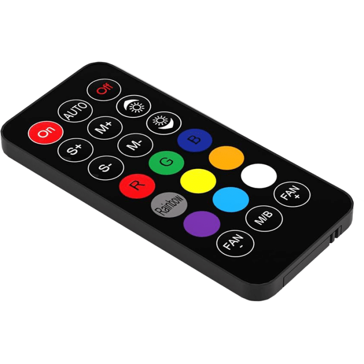 Controller for 6-pin ARGB Fans with 2xARGB Ports, SATA Power, includes Remote