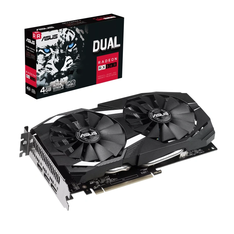 ASUS DUAL Radeon RX 560 4GB Graphics Card