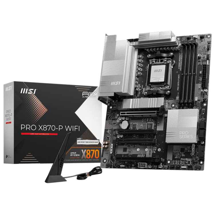 MSI X870-P WiFi7 DDR5 ATX Motherboard (4 DIMM)